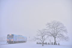 -7℃の霧