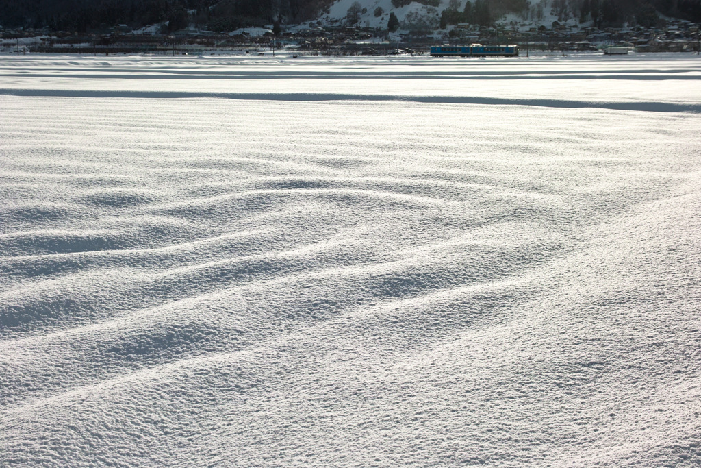 雪原の表情