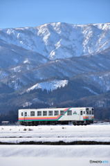 春の予感　山形鉄道：蚕桑〜鮎貝