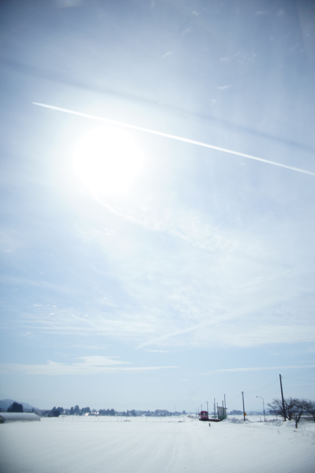 白兎の冬空