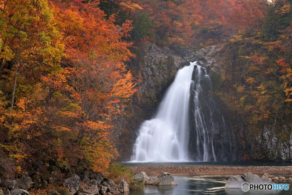 盛秋滝景