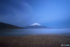 雲海に聳える