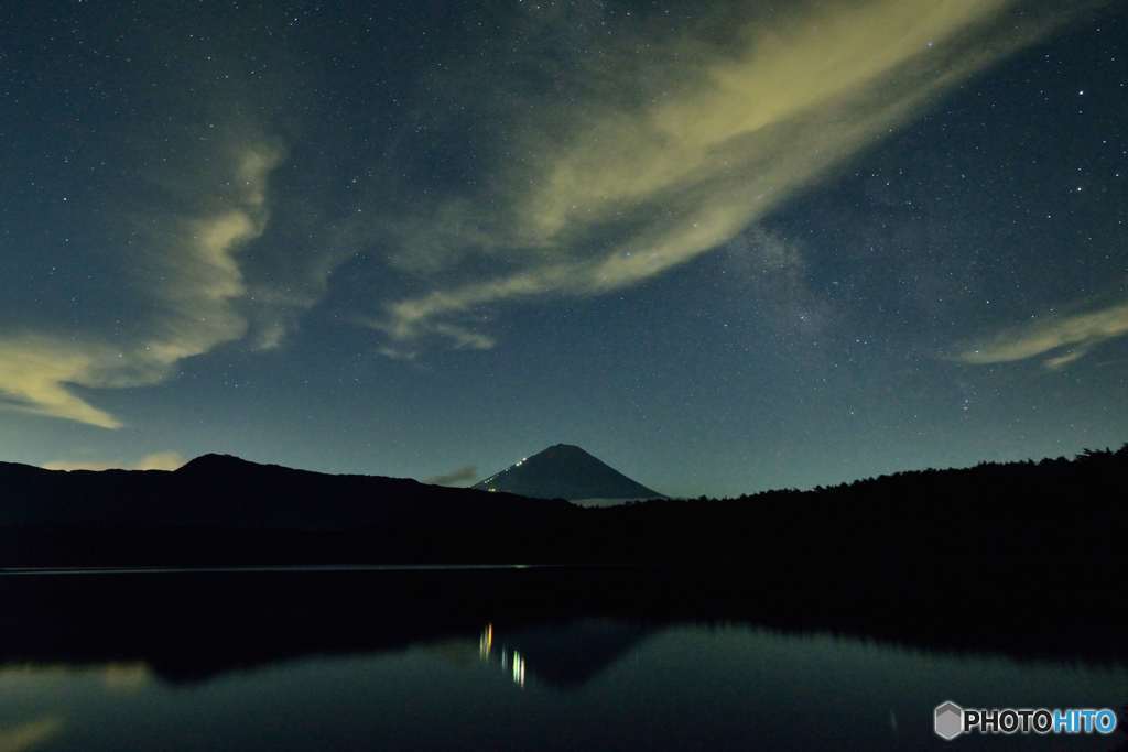 夜空に棚引く