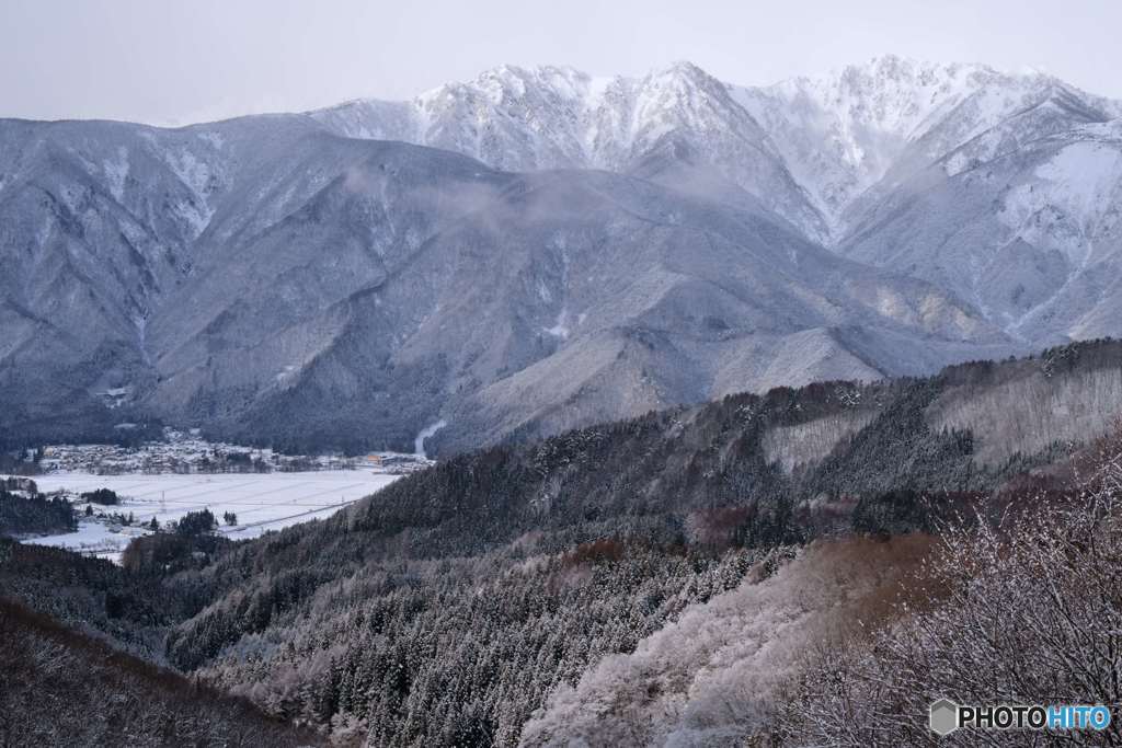 山里の冬