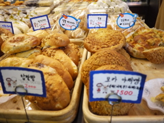 韓国のパン屋さん