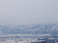 冬の散居村