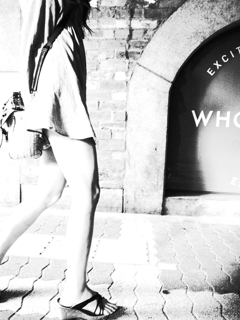 walking girl