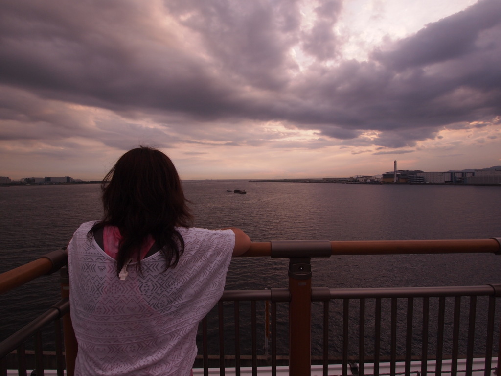 夏の夕暮れ