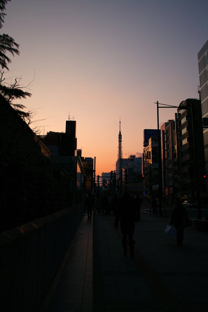 東京夕景