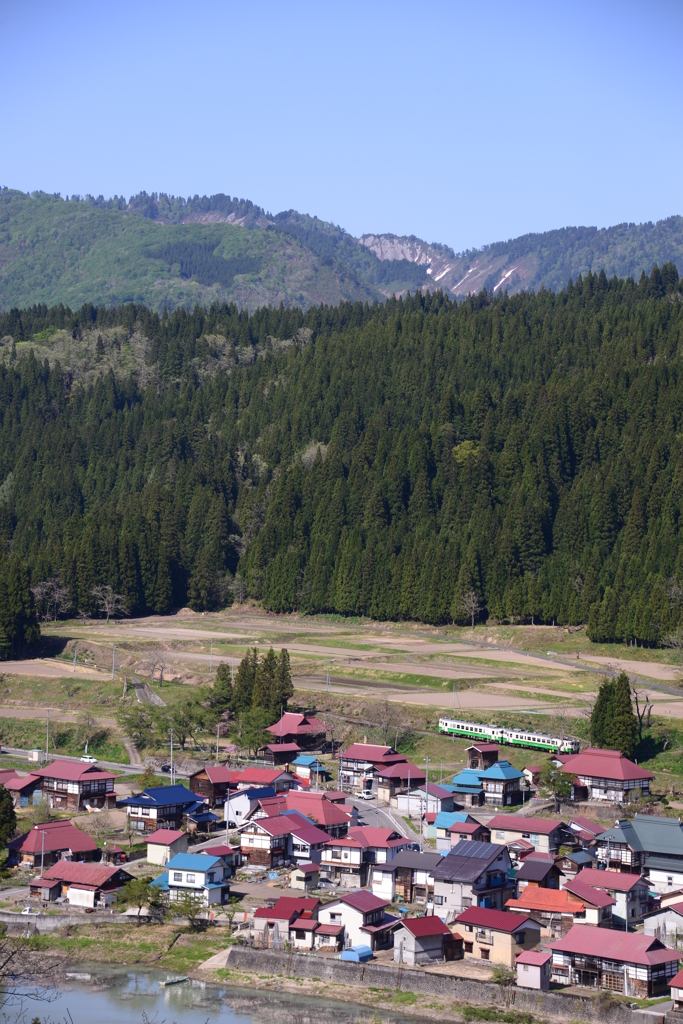 山野を走る