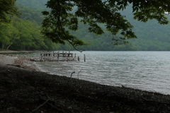 朽ちた桟橋