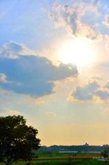 穏やかな夕暮れ