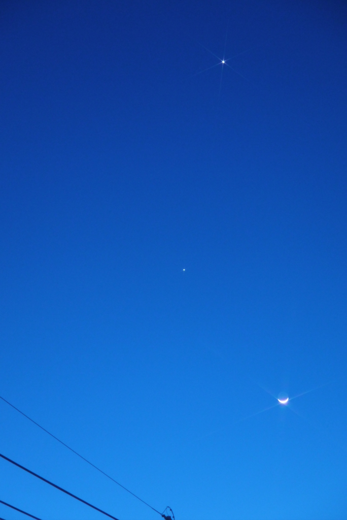 夕暮れの空を見上げたら2