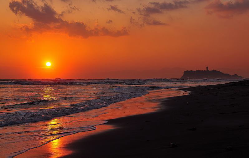 夕日１