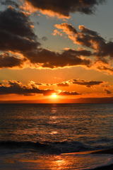 湘南の夕日　