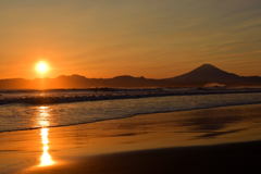 湘南の夕日