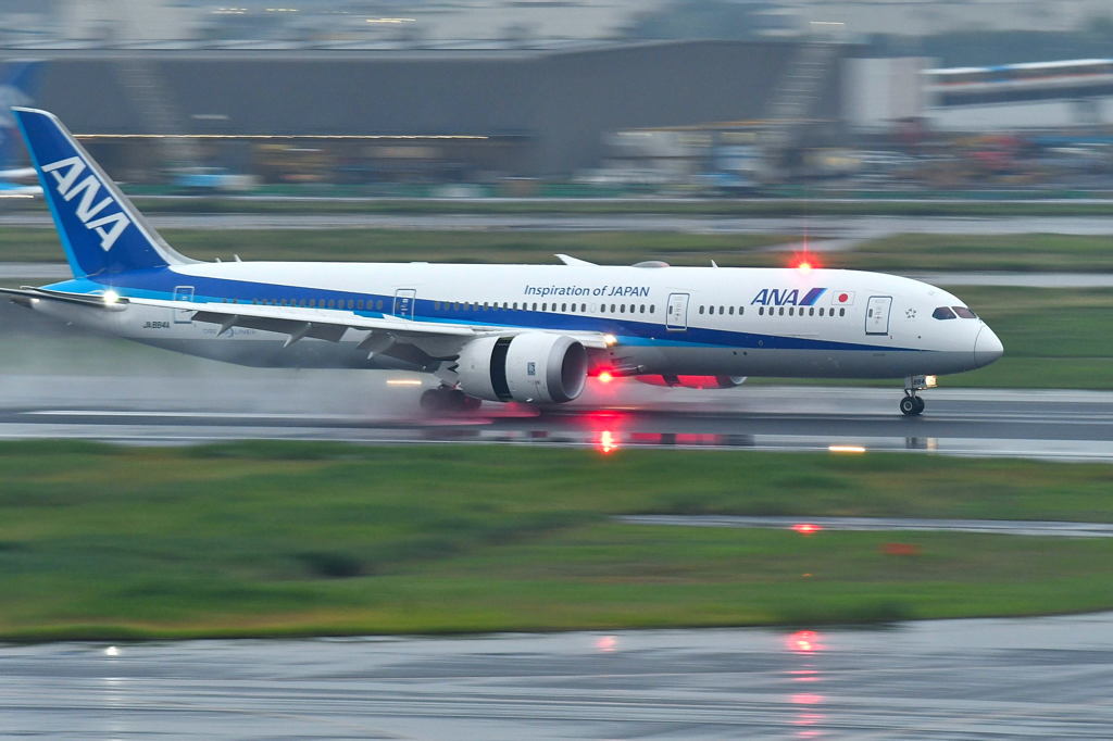 初めての飛行機