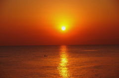 湘南の夕日