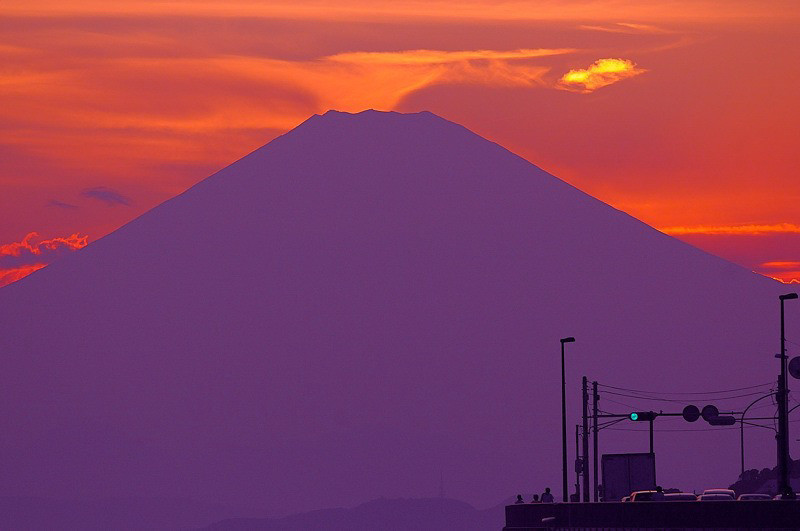湘南の夕日