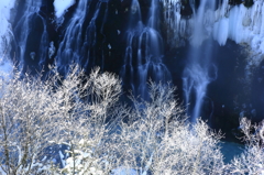 厳冬の滝