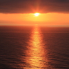 オホーツクに沈む陽