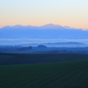 blue hill and dawn