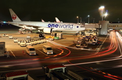 JAL 777 one world color