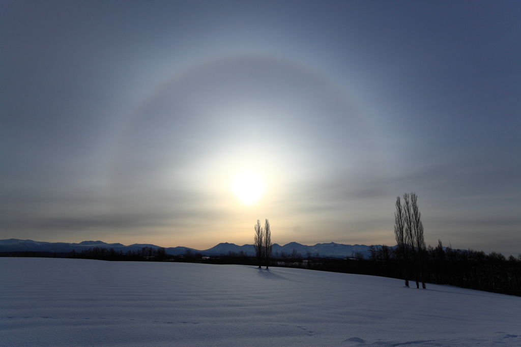 halo on hill