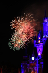 Magic in the sky in Tokyo Disneyland