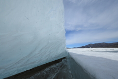 氷の段差