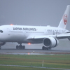 雨のランディング