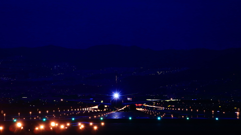 Evening flight