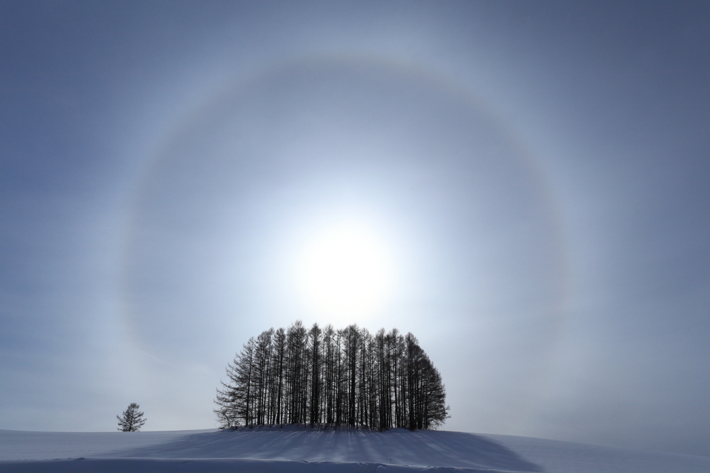 太陽と雲の彩り