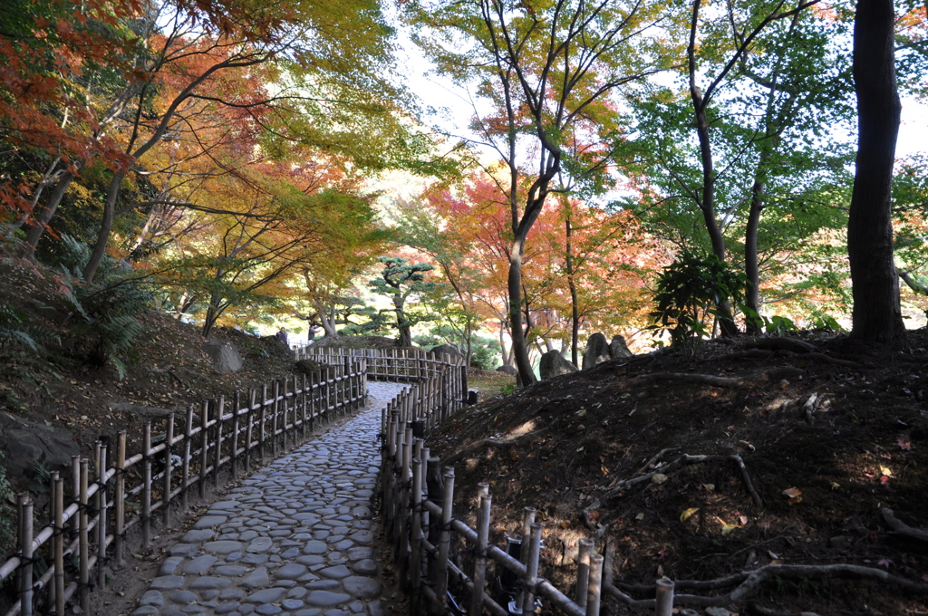 紅葉の栗林公園