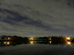 越谷健康村夜景