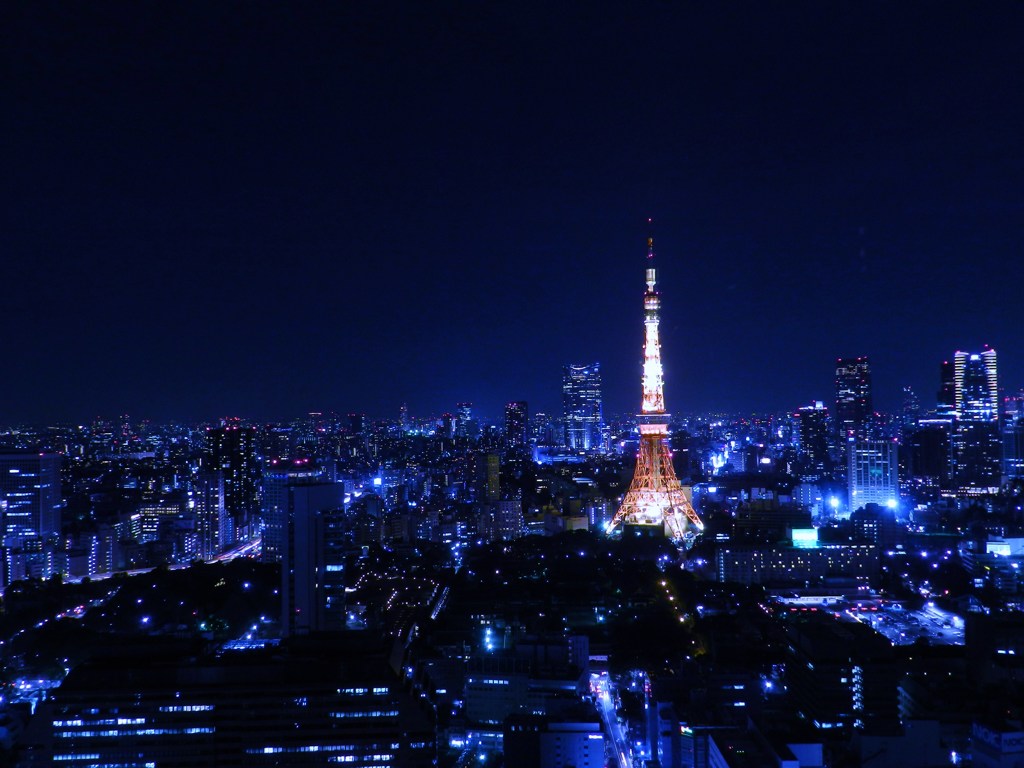 blue night
