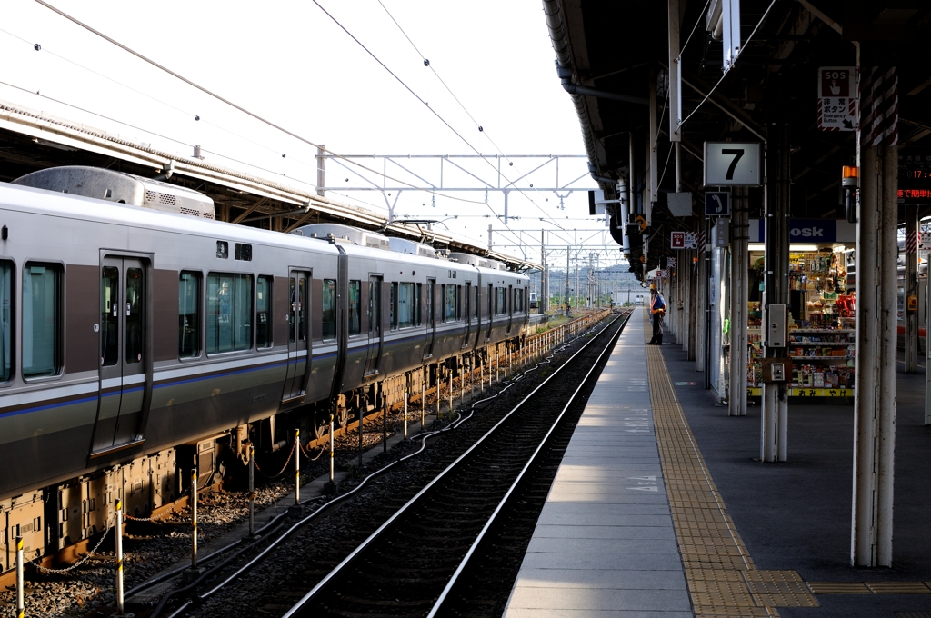 電車待ち..