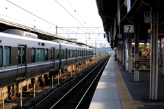 電車待ち..