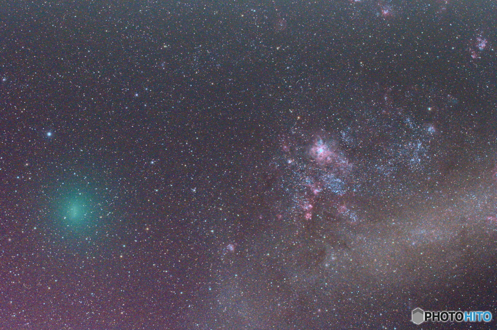 リニア彗星（252P/Linear）と大マゼラン星雲