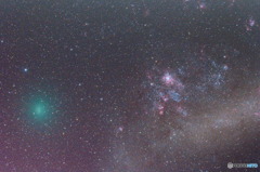 リニア彗星（252P/Linear）と大マゼラン星雲