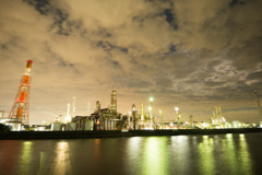 工場夜景