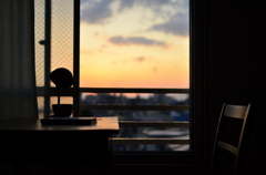 夕日
