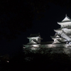 西から夜の姫路城②