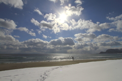 冬の穏やかな海