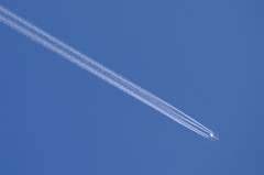 KAL  AIRBUS A380 上空通過