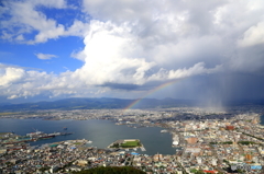 青空と雨と虹