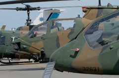 OH-1からのAH-1S(2012航空ページェントより）
