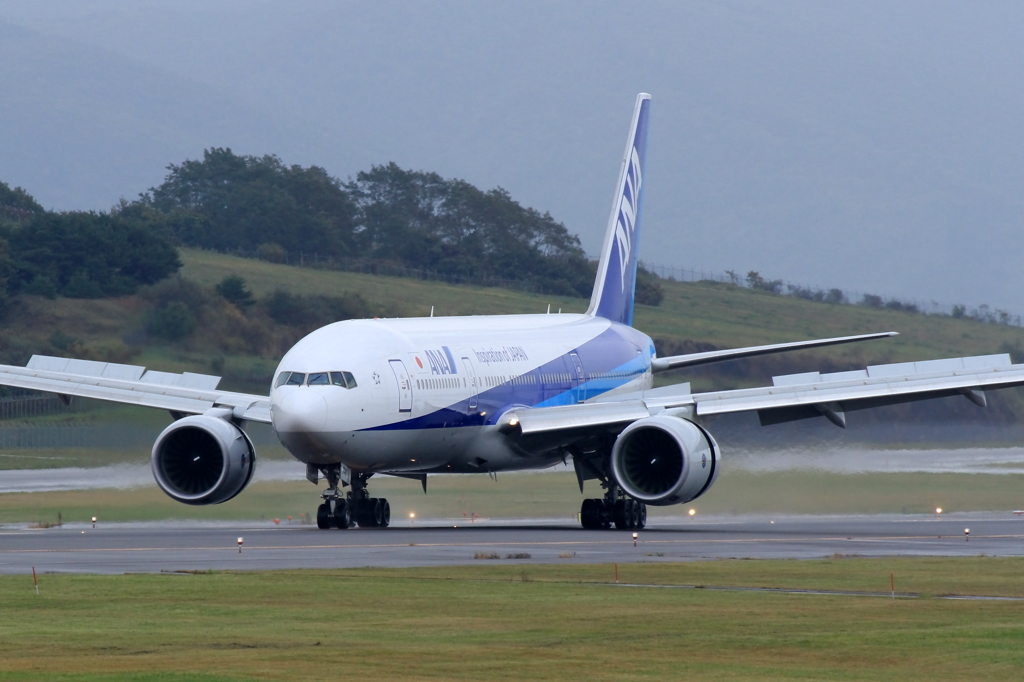 ANA 　B777-200 Long Reverse