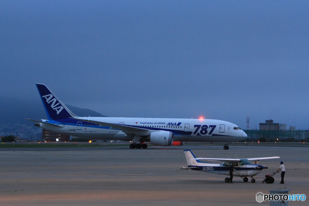 あんれぇ〜787でねぇかい〜！