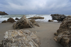 岩のある海岸